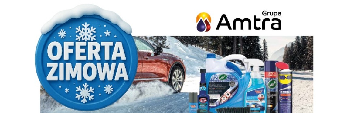 Zadbaj o swoje auto na zimę z produktami od Grupy AMTRA!