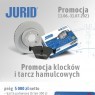 Promocja klocków i tarcz hamulcowych JURID